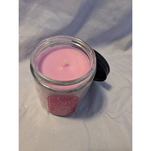 Bath & Body Works Berry Fruit Punch Scented Mason Candle 7 Oz Essential Oils - Picture 2 of 3